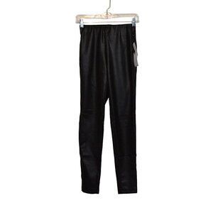 1.State Boy Meets Girl Faux Leather Black Pants Size 0